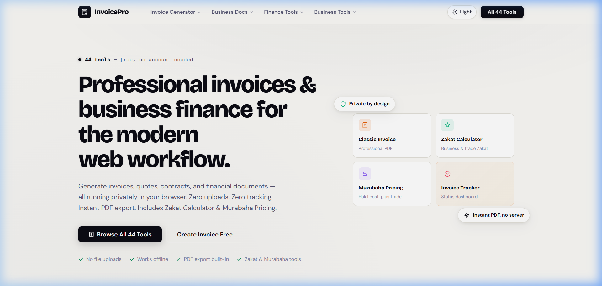 InvoicePro Project